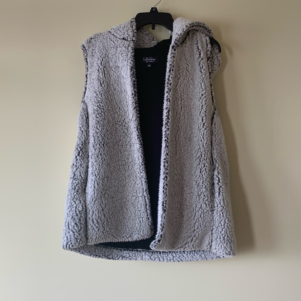 Super soft hooded vest